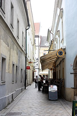 Bratislava, the street "Biela".JPG