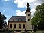 Katholische Pfarrkirche Mariä Geburt in Bretzenheim, Kirchstraße 20: frühklassizistischer Saalbau, 1789–91, Bauinspektor Johann Faxlunger, Mannheim, m...