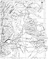 "Golan, Bashan, Trachonitis, Hauran (?)" en el mapa de la Encyclopaedia Biblica (1903).