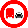 C52: No overtaking by large goods vehicles