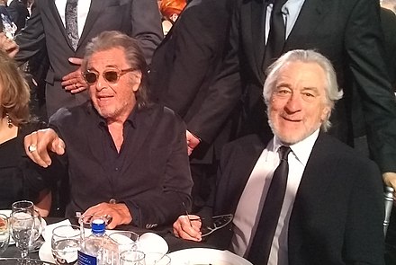Al Pacino and Robert De Niro during the 25th Critics' Choice Awards in 2020