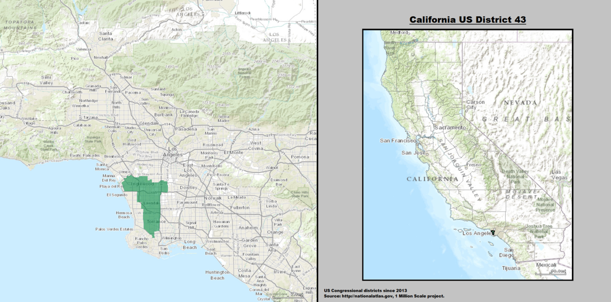 California S 43rd Congressional District Wikipedia