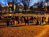 uslim Ban Protest DC - Candlelight Walk from the Islamic Center to Vice President Pence residence