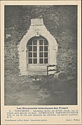 Ancienne carte postale représentant l'école de Tantimont.