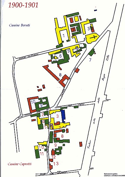 File:Cartina di San Fruttuoso di Monza (Cascine Bovati) nel 1901.jpg