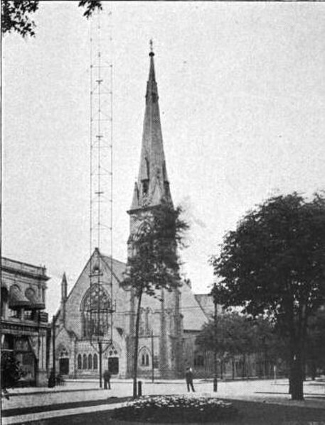 Established in 1810, Central United Methodist Church in Detroit is the oldest Protestant church in Michigan. The current building was constructed in 1