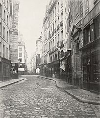 Rue de l’École de Médecine, de la rue Dupuytren, ca. 1853–70