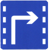 Lane for turn right