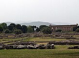 Paestum: römischer Bezirk und Athena-Tempel