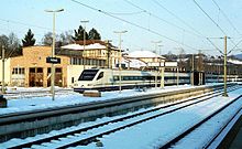 Cisalpino im Rottweiler Bahnhof, 2003