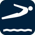 File:Cliff diving navy.svg