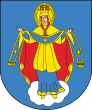Coat of Arms of Maładečna, Belarus.svg