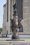 Column with statue of Saint John of Nepomuk in Most.jpg