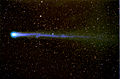 3월 25일에 촬영한 혜성 사진으로, 혜성 꼬리가 분열되는 모습이 담겨 있다.