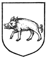 Fig. 354.—Boar passant.