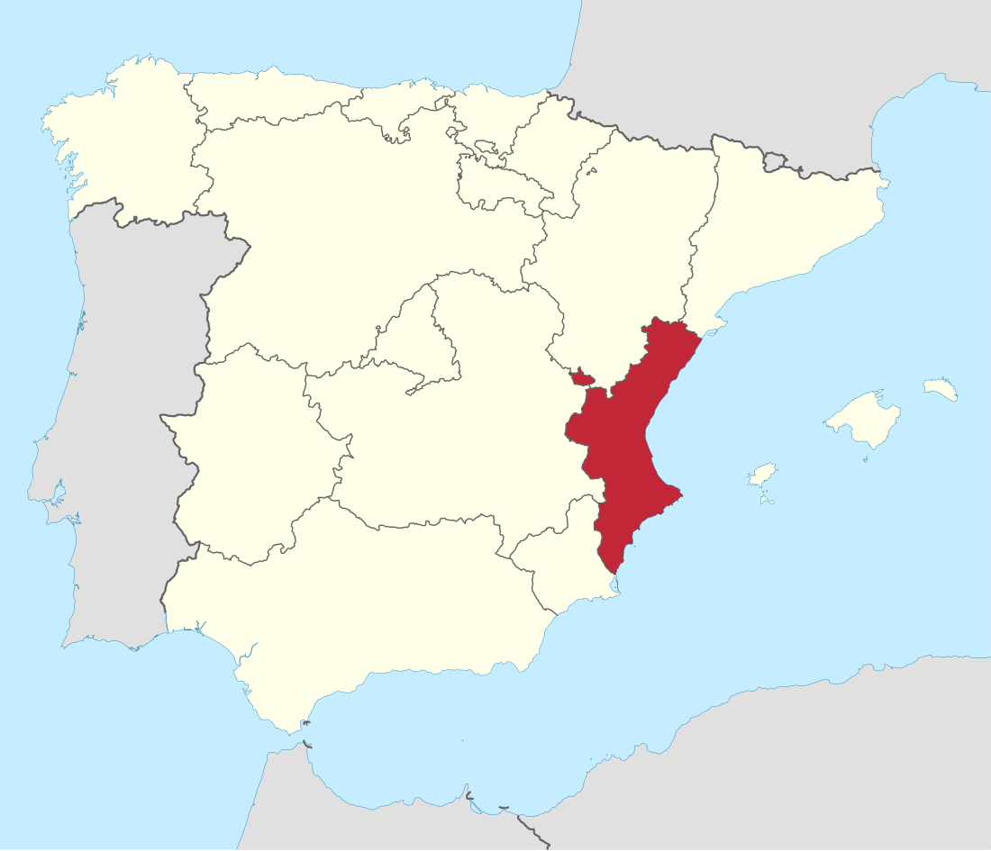 File:Comunidad Valenciana in Spain.svg