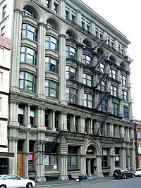 Consultancy House in The Exchange overlooks Queens Gardens and the northern end of the Warehouse Precinct. ConsultancyHouse.jpg