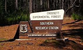 Crossett Experimental Forest sign.jpg