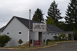 <span class="mw-page-title-main">Crow, Oregon</span> Unincorporated community in the state of Oregon, United States