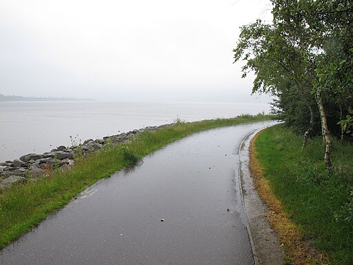 Cycle track from Blackrock by Lough Mahon - geograph.org.uk - 3053009