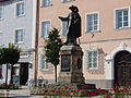 Denkmal für den Feldherrn Tilly († 1632) auf dem Rathausplatz