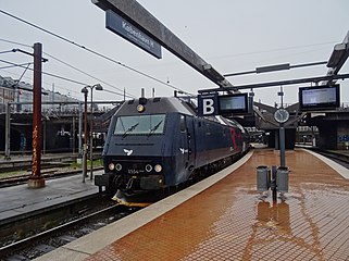 DSB ME 1534 at Copenhagen Central Station.