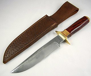 <span class="mw-page-title-main">Knife</span> Tool or weapon with a cutting edge or blade