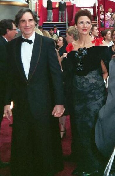 Rebecca Miller and husband Daniel Day-Lewis at the 80th Academy Awards on February 24, 2008