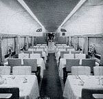 Dining car in 1940.