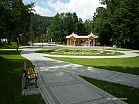 Park zdrojowy, deptak