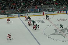 Dallas in action against Detroit on January 3, 2020