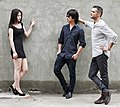 Thumbnail for File:Directors Roberto F. Canuto &amp; Xu Xiaoxi with the lead actors Xia Ruihong and Wan Yinhui, photosession for Ni Jin (cropped).jpg