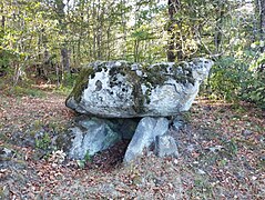 Le dolmen du Bois Grand.