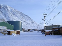 Downtown Grise Fiord, March 2004