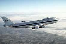 Boeing E-4B Nightwatch, 73-1676, of the 1st ACCS, the command plane of the United States Air Force E-4B Nightwatch.jpg