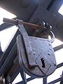 Cadenas ancien, sur les grilles de la basilique Saint-Pierre de Rome