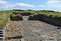 East view of Viking longhouse, Quoygrew. Jul '14