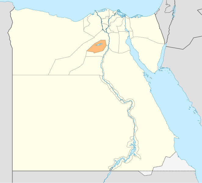 File:Egypt Faiyum locator map.svg