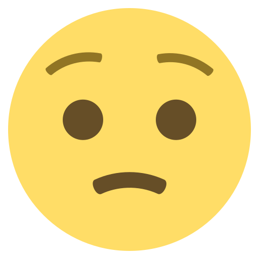 Wêne:Emojione 1F61F.svg