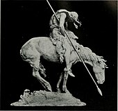 The artwork of Surf's Up is based on the sculpture "End of the Trail" by James Earle Fraser. End of the Trail, by James Earle Fraser.jpg