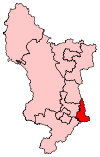 Erewash ist ein kleiner Wahlkreis im Südosten des Landkreises