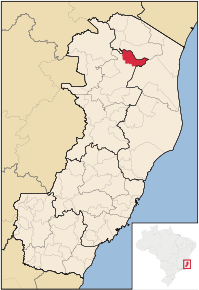 Poziția localității Boa Esperança (Espírito Santo)
