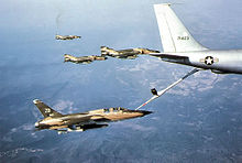 388th TFW F-105 Wild Weasels and F-4 Phantoms refuel with a KC-135 on a mission to North Vietnam, 1970 F-105 Wild Weasels and F-4 Phantoms refuel at a KC-135 on a mission to North Vietnam.jpg