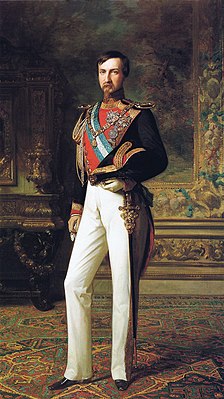 F. de Madrazo - 1851, Antonio de Orleans, Duque de Montpensier (Palacio Real de Madrid, 220 x 128 cm).jpg