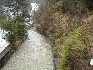 Fischbach on the state border