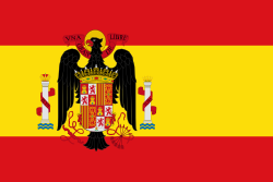 Flag of Spain 1945 1977.svg