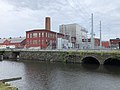 Thumbnail for File:Former Holyoke Testing Flume building (HG&amp;E electric substation, 2021).JPG