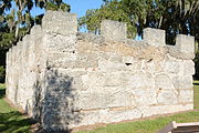 Fort Frederica National Monument, including the fort and town of Frederica ruins This is an image of a place or building that is listed on the National Register of Historic Places in the United States of America. Its reference number is 66000065.