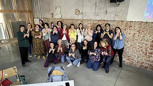 Editatona of female philosophers (Madrid, Spain)