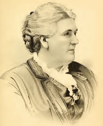 Frances Shimer, founder of the school and proprietor or co-proprietor from 1855 to 1896 Frances Shimer portrait cropped.jpg